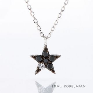 星のネックレスブラックダイア.jpg
